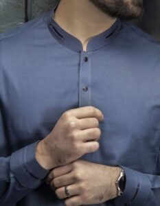 Blue-shalwar-kameez-for-Men