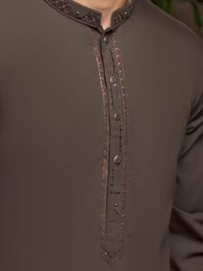 Brown-shalwar-kameez-for men