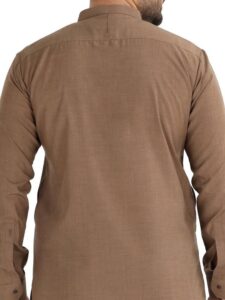 Chestnut-brown-shalwar-kameez